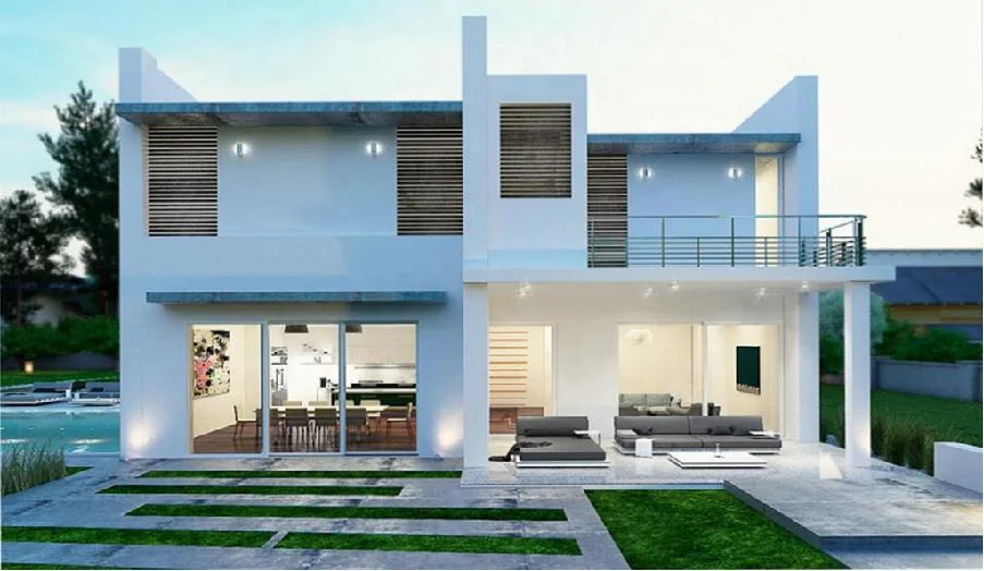 Industrial Style Traditional Style Prefab Modular House Villa Prefab House Luxury Prefab House