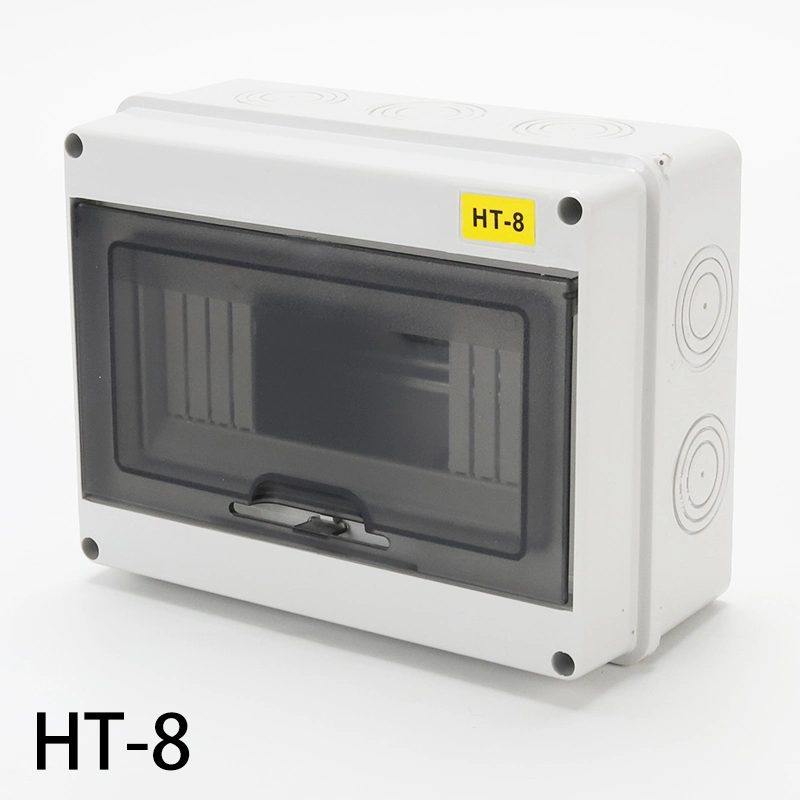 Ht-5 Plastic Waterproof 120*160*95mm ABS Surface Flush Type 5 Way Outdoor MCB Distribution Box Electrical Power Box