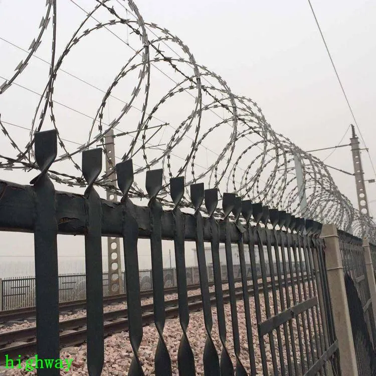 Electrical Razor Blade Barbed Wire Concertina Barbed Wire for Fence