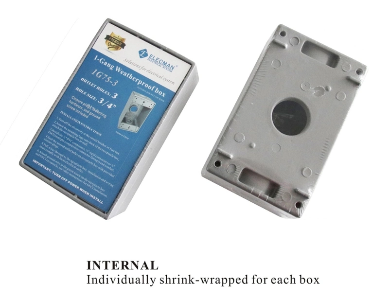 Aluminum Weatherproof Electrical Box Ooulet Box UL Listed Junction Box