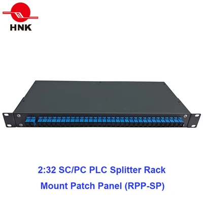 2*8 splitter PLC pannello patch in fibra ottica per montaggio su rack