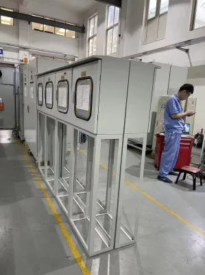Quadro di distribuzione in acciaio inox per quadro elettrico di conversione frequenza di controllo PLC Armadio di controllo interruttore elettrico scatola in metallo