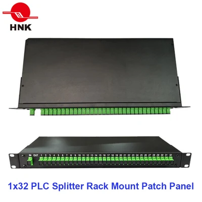 2*8 splitter PLC pannello patch in fibra ottica per montaggio su rack