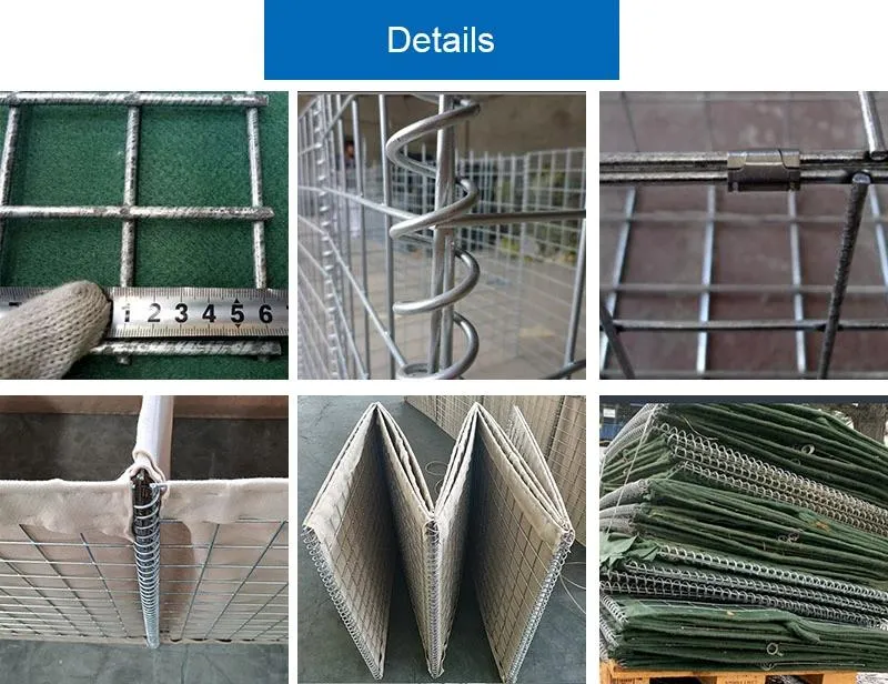 High Quality Bastion Wall Flood Control Barriers Welded Gabion Box