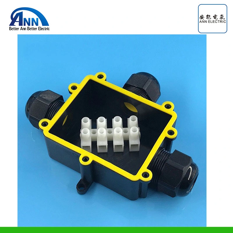 2068-T Landscape Lighting Junction Box IP68 Waterproof Cable Connector External Electrical Junction Box