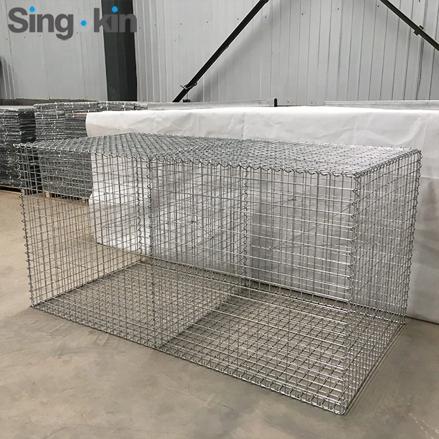 5mm Wire Diameter 120 Mmx150 mm Electric Galvanized Welded Gabion Box