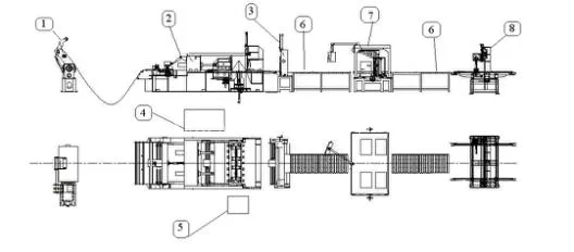 1300mm-400mm Transformer Corrugated Radiator Fin Panel Wall Folding Machine Manufacturer