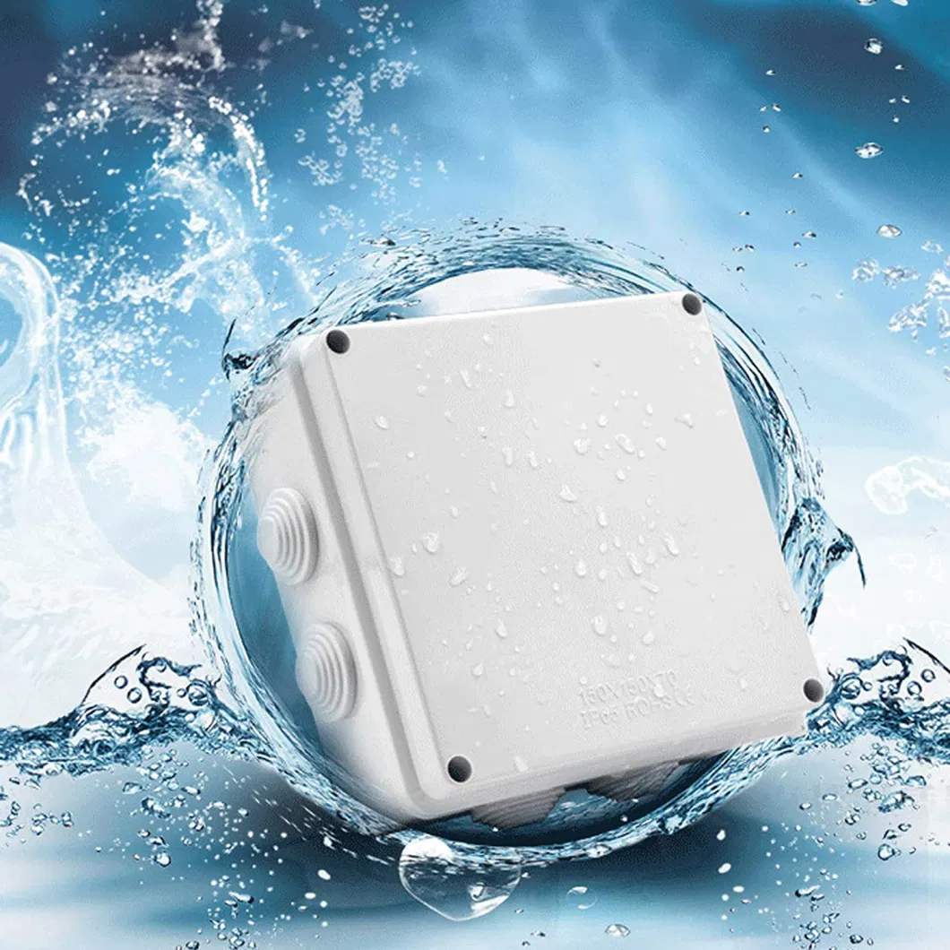 Ra 150*110*70 ABS Plastic Electrical Waterproof Junction Box with Rubber Seal IP65
