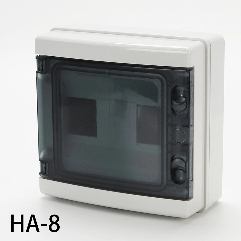 Ha-8ways IP65 Waterproof Outdoor 215*210*100mm 8 Way Plastic Combiner Box Junction Box Electrical Distribution Box