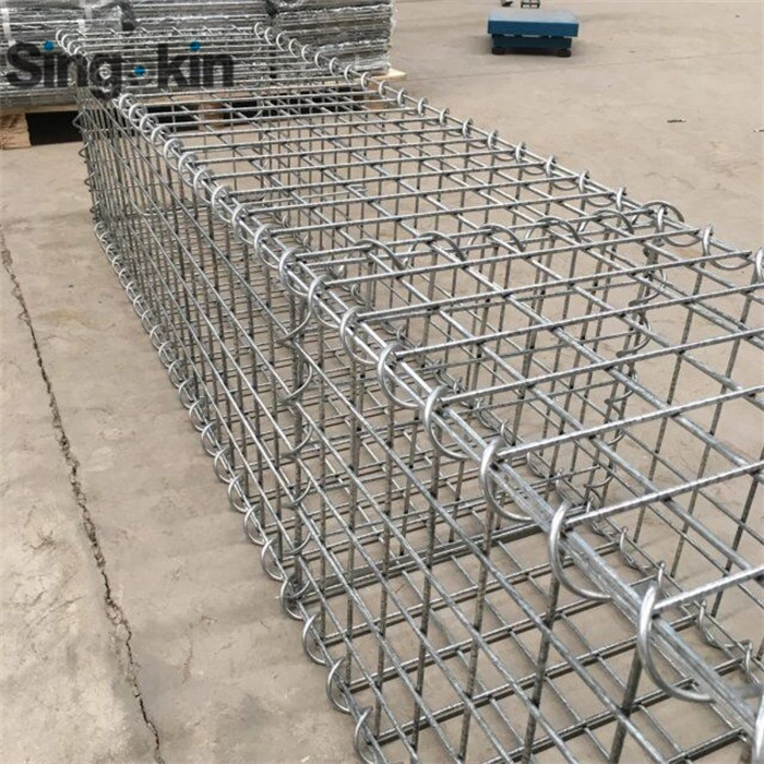 5mm Wire Diameter 120 Mmx150 mm Electric Galvanized Welded Gabion Box