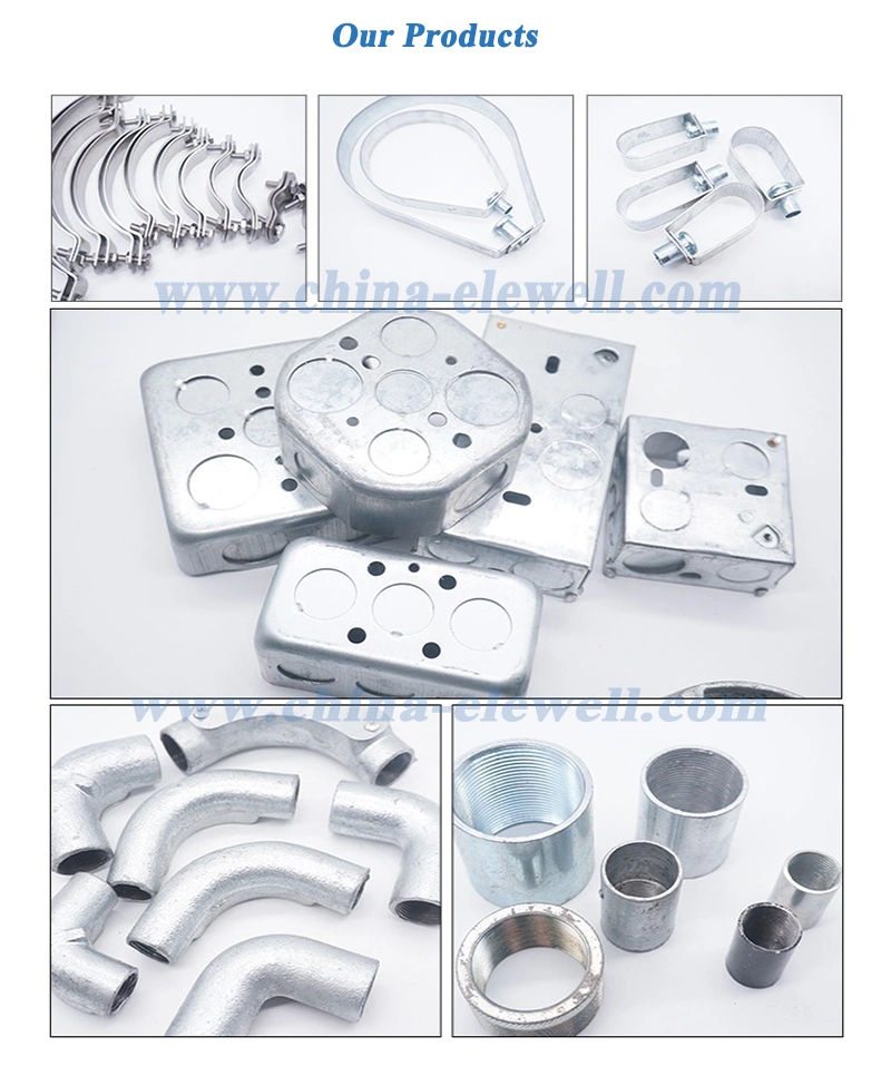Octagonal Steel Junction Electrical Metal Conduit Switch Box 4&prime;&prime; X 4&prime;