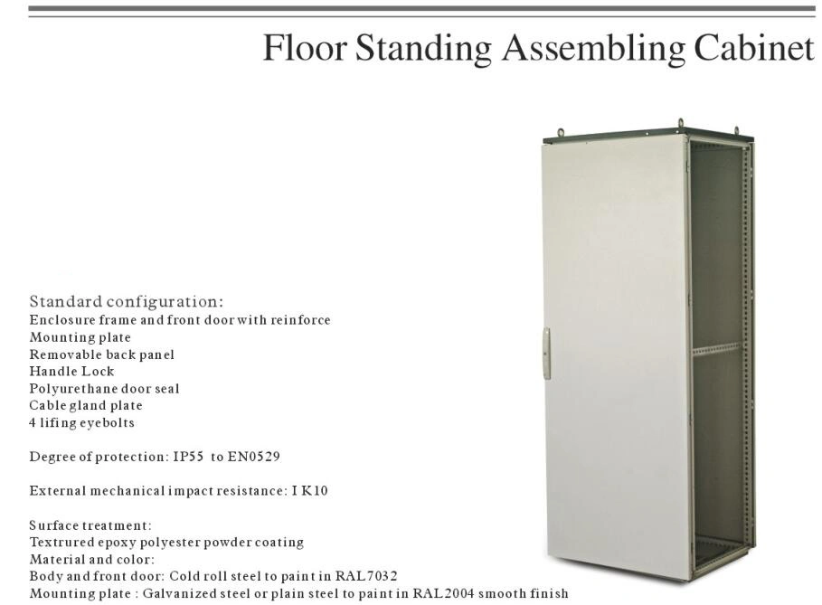 Floor Standing Electrical Assembling Cabinet