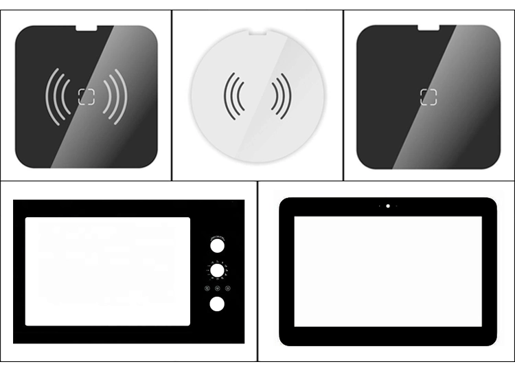 Custom Home Wall Electric Socket Switch Tempered Glass Frame Panel