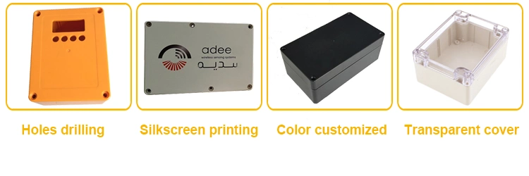 New Model ABS+PC IP65 Rating Plastic Waterproof Enclosures for Electric Conduit