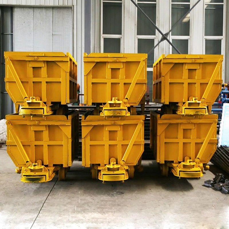 Underground Electric Single Side Dumping Railway Ore Mining Car for Mine