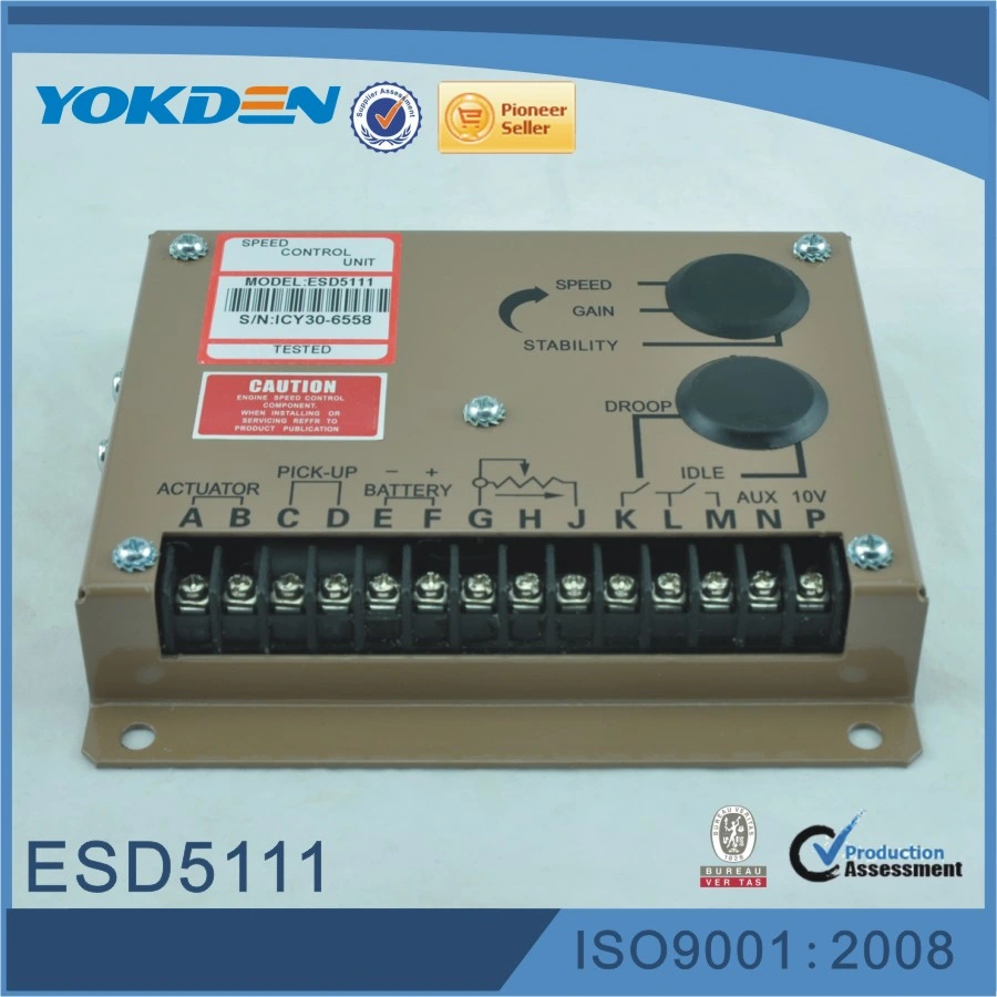 ESD5111 Matched with External Actuator 5500e Speed Control Panel