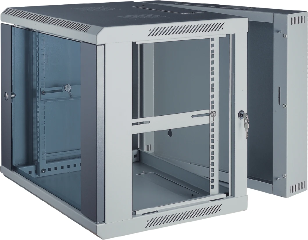 19 Inch Data Center Server Rack 42u Floor Standing Glass Door Server Cabinet, Rack Cabinet Network Cabinet