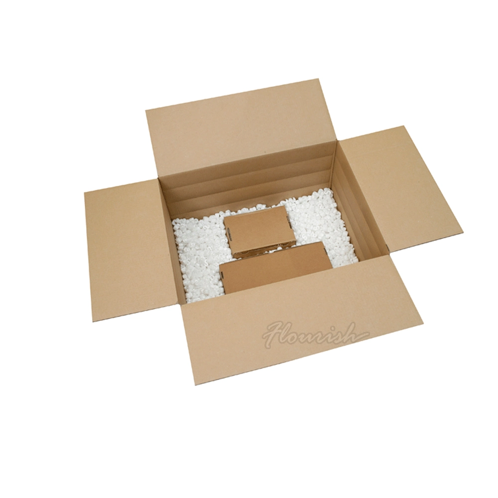 Customized 3/5 Ply BC Flute Double Walls Corrugated Cardboard Brown Kraft Paper Packaging Carton Box for Heavy Fruit Electronic Moving Packing Shipping