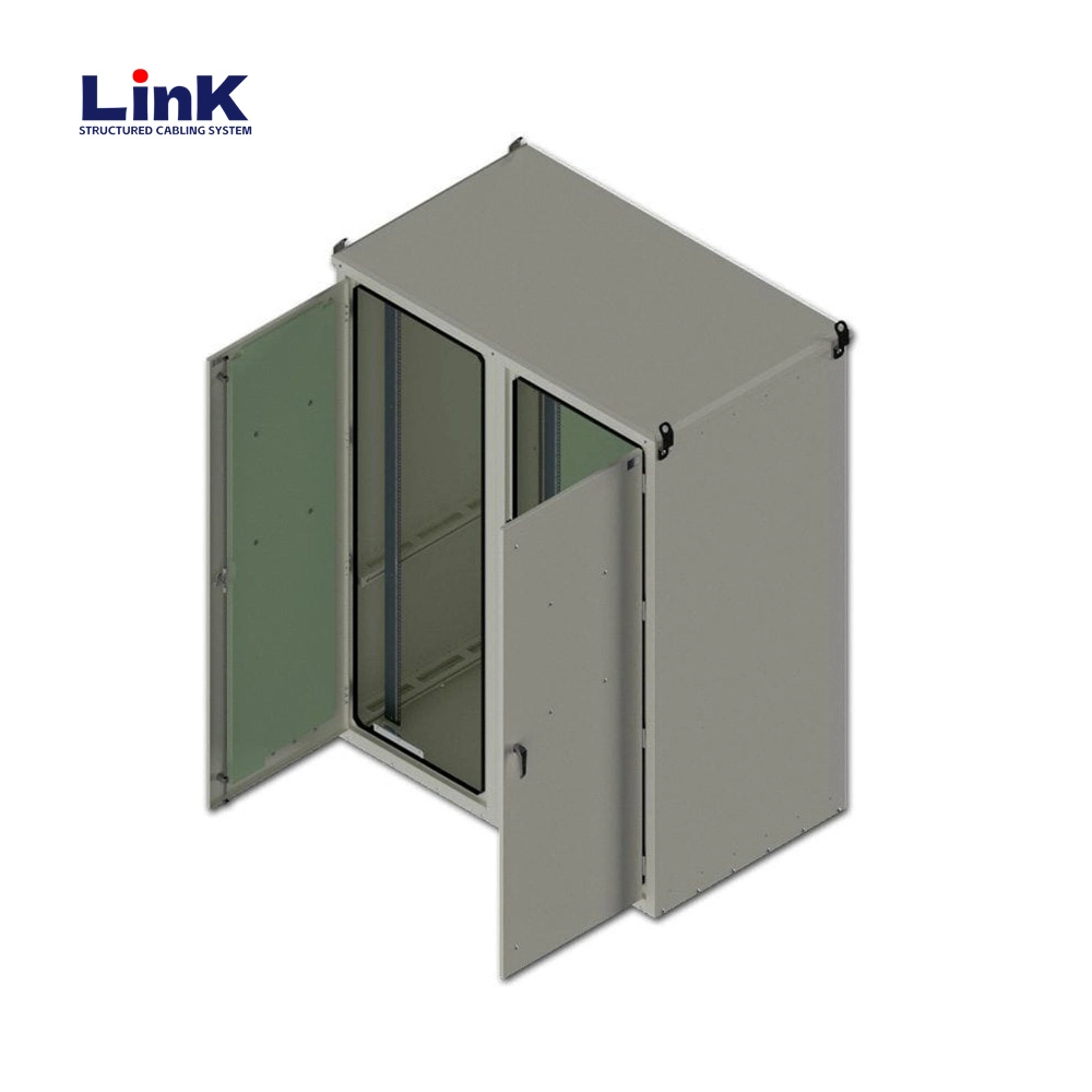 IP65 Rated Waterproof Outdoor Electrical Enclosure Cabinet with Knockout Options and Mounting Flange