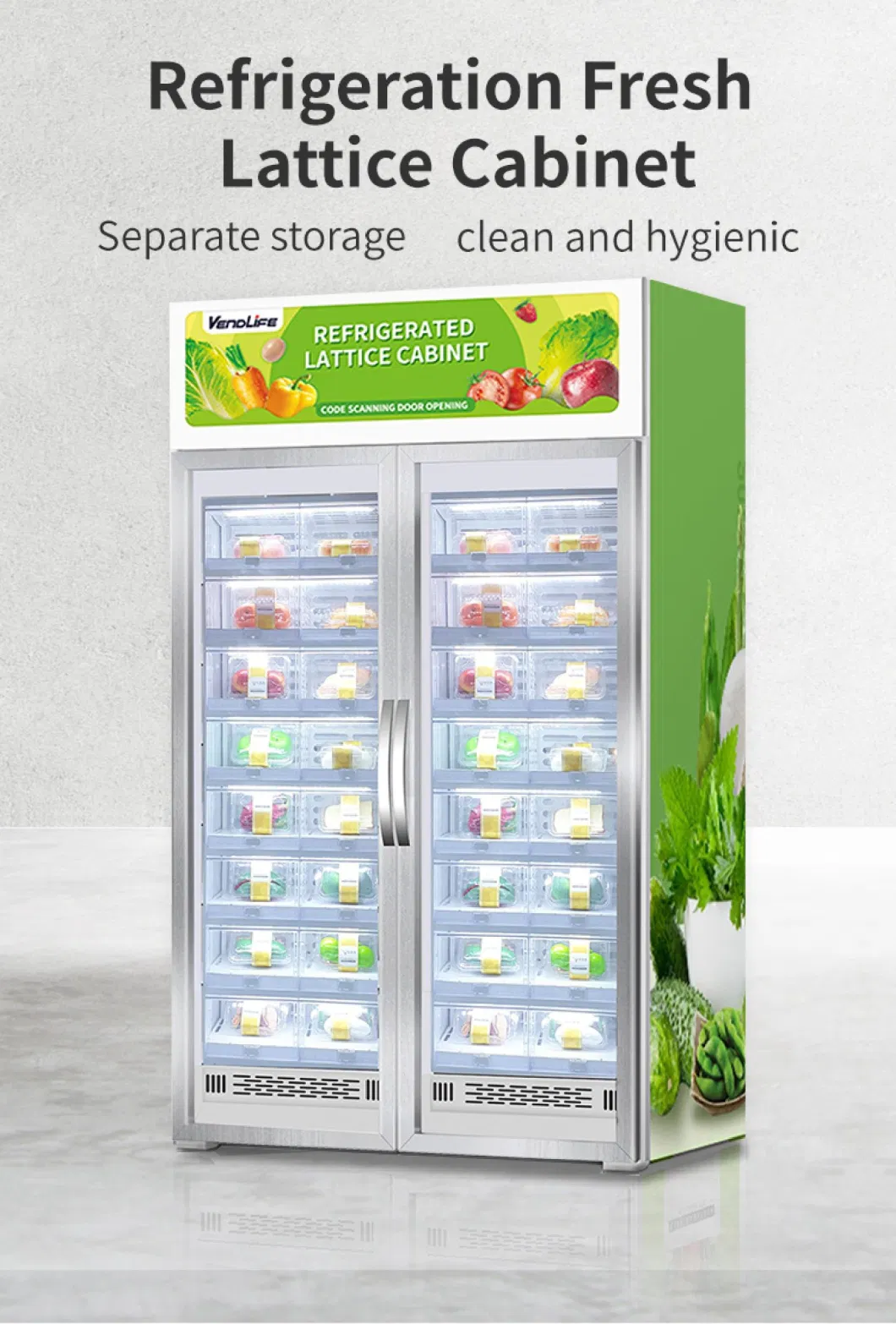 Vendlife Electric Lock Cabinet for Flower and Freshe Food