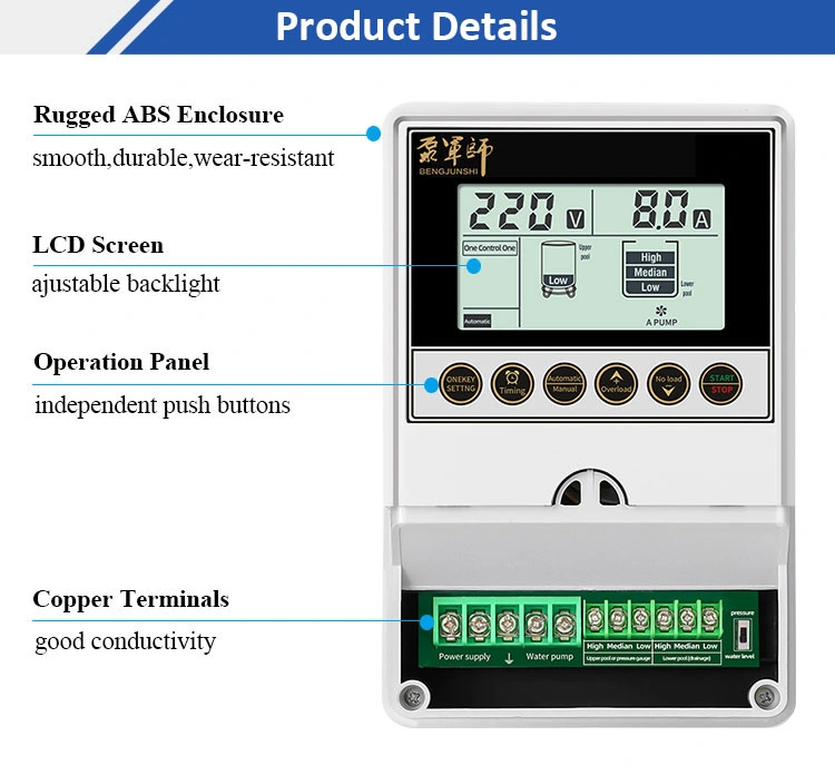 3kw Automatic Sumbersible Sewage Water Pump Control Panel Box