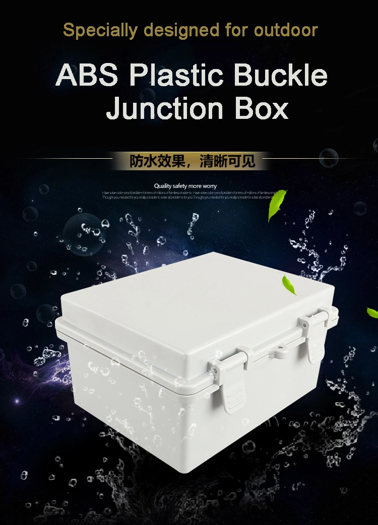 Transparent Electrical Connection Box Electrical Project Enclosure Wall-Mounted Installation for Junction Box for Distribution Box