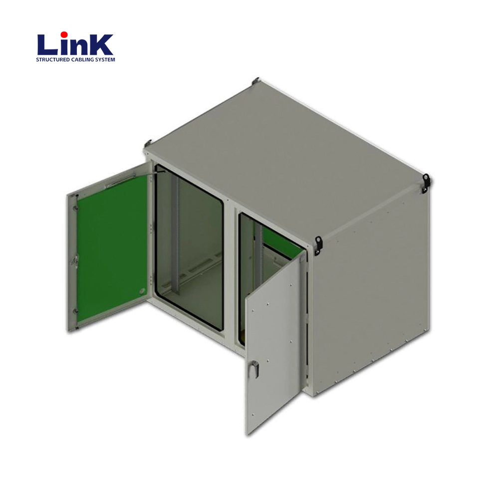 IP65 Rated Waterproof Outdoor Electrical Enclosure Cabinet with Knockout Options and Mounting Flange