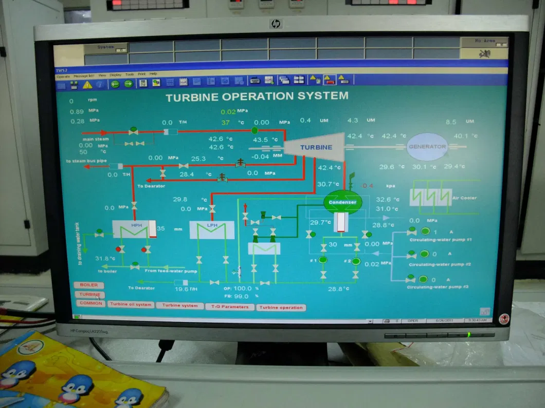 Turbine Generator Remote Control Panel