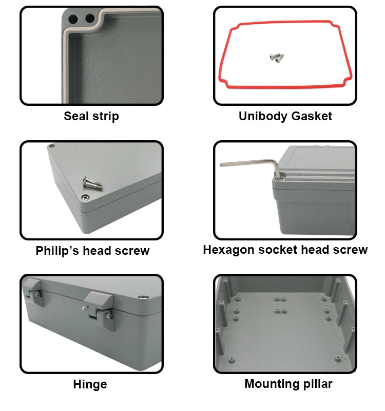 Aluminum Waterproof Enclosure for Install Circuit Board