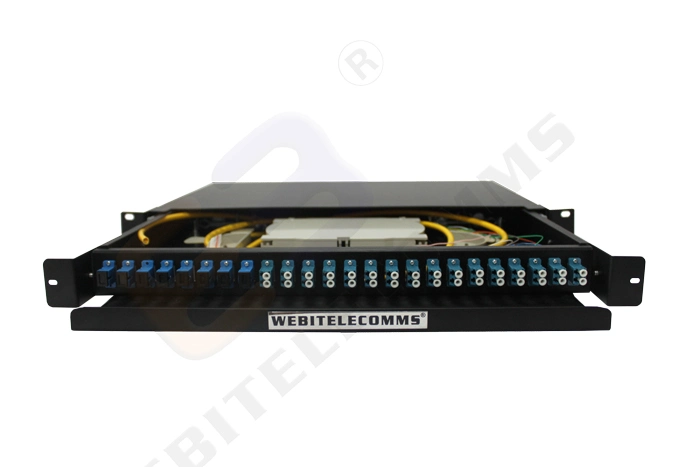 2X12 Colored Pigtails Distribution Frame ODF Fiber Optic Patch Panel