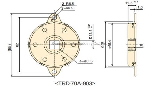 Rotary Damper Metal Disk Damper Soft-Motion Control Dashpot
