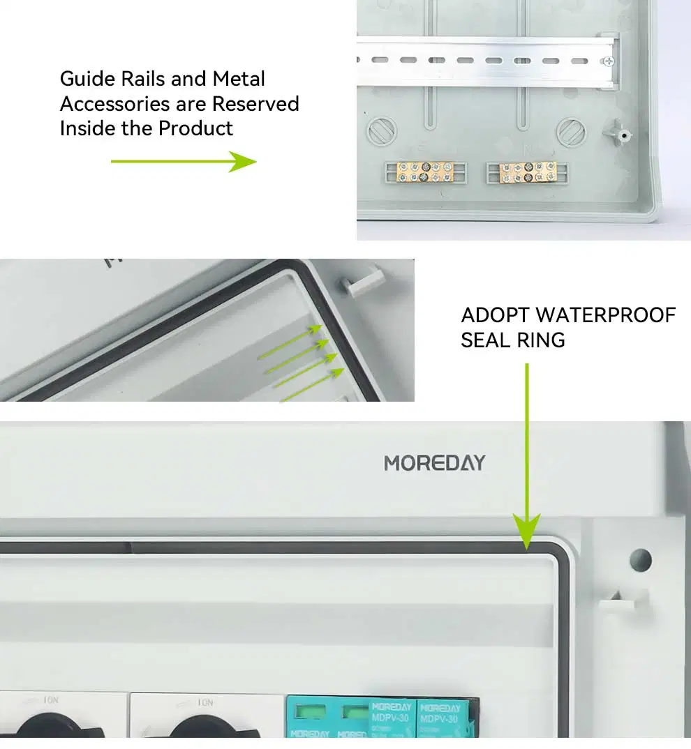 Wholesale IP65 Waterproof DC 1-6 String 1500V Electrical PV Box Combiner Box Solar Panel Solar Combiner Box