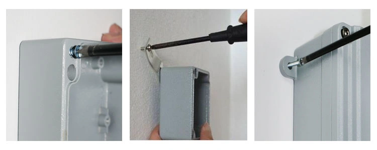 Durable Wall Mounted Hinged Aluminum Waterproof Enclosure