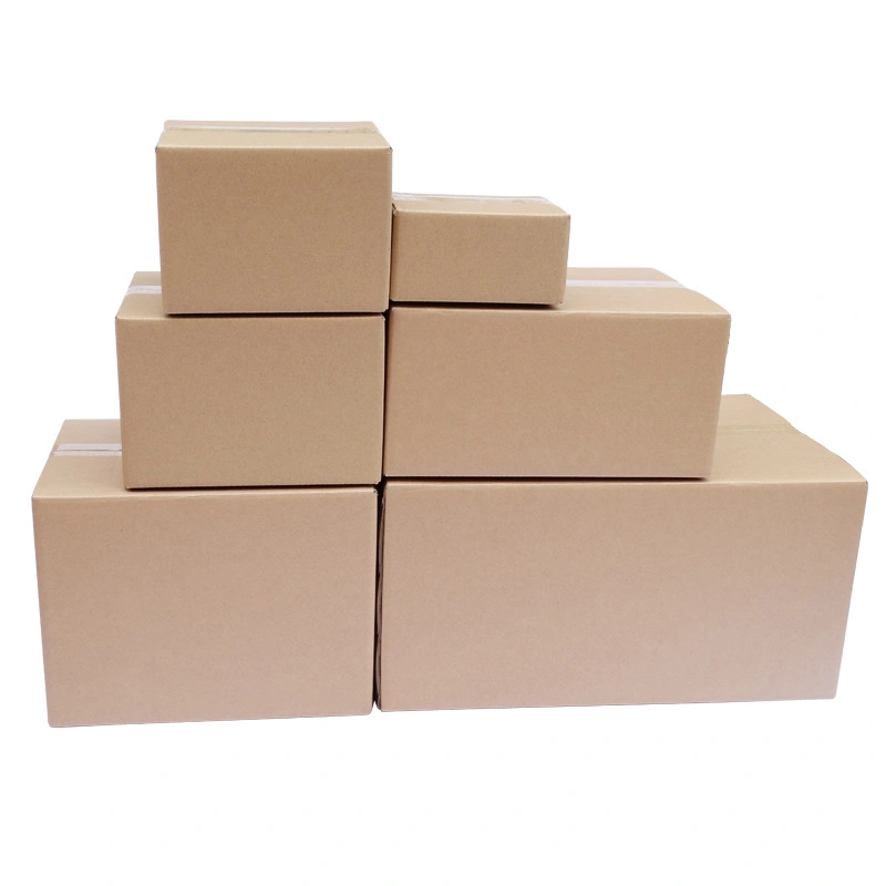 Customized 3/5 Ply BC Flute Double Walls Corrugated Cardboard Brown Kraft Paper Packaging Carton Box for Heavy Fruit Electronic Moving Packing Shipping