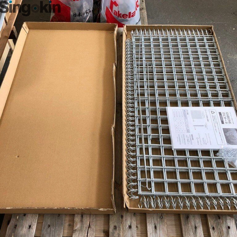 5mm Wire Diameter 120 Mmx150 mm Electric Galvanized Welded Gabion Box