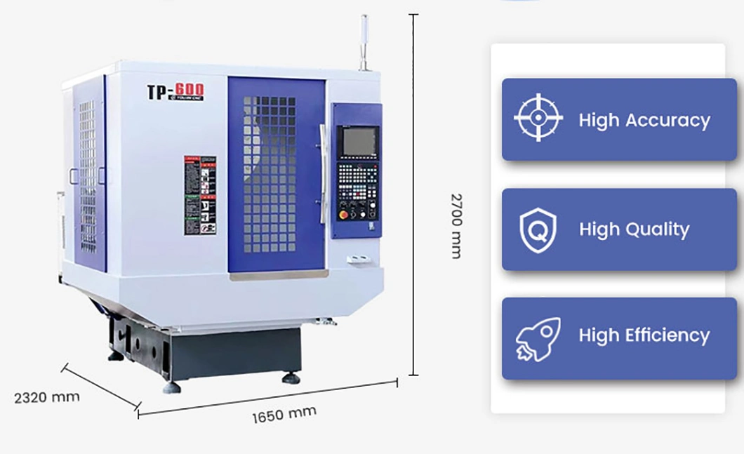 High Efficiency Milling Turning 3 Axis CNC Machine Center for Electrical Industry (TP600)