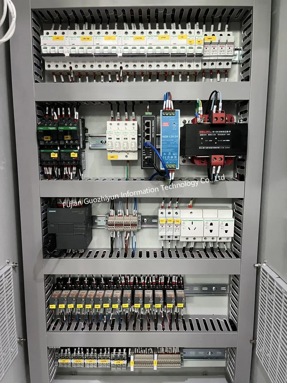 Q2 Industrial Automatic Inverter Cabinet Constant Pressure VFD PLC Electric Control Panel