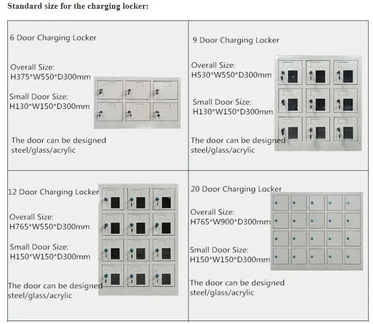 Factory Supply Public Locker Mobile Phone iPad Charging Vending Cabinet