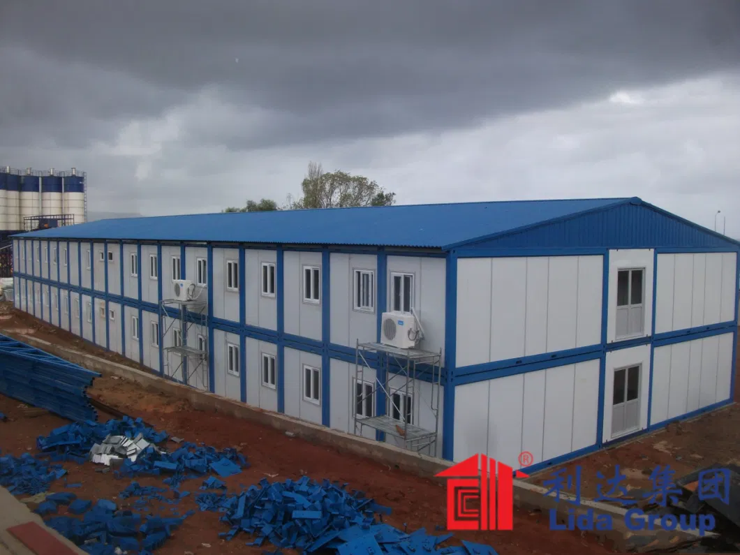 Lida Group Economical Green Building Steel Prefabricated House Sandwich Panel Construction