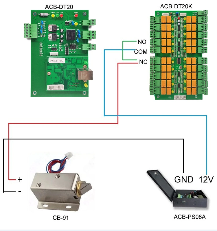 Elevator Controller with Expansion Boards 20-40 Floors/Channels TCP/IP RFID Lift Integrated Access Control Board-Panel for Lift Control Security System