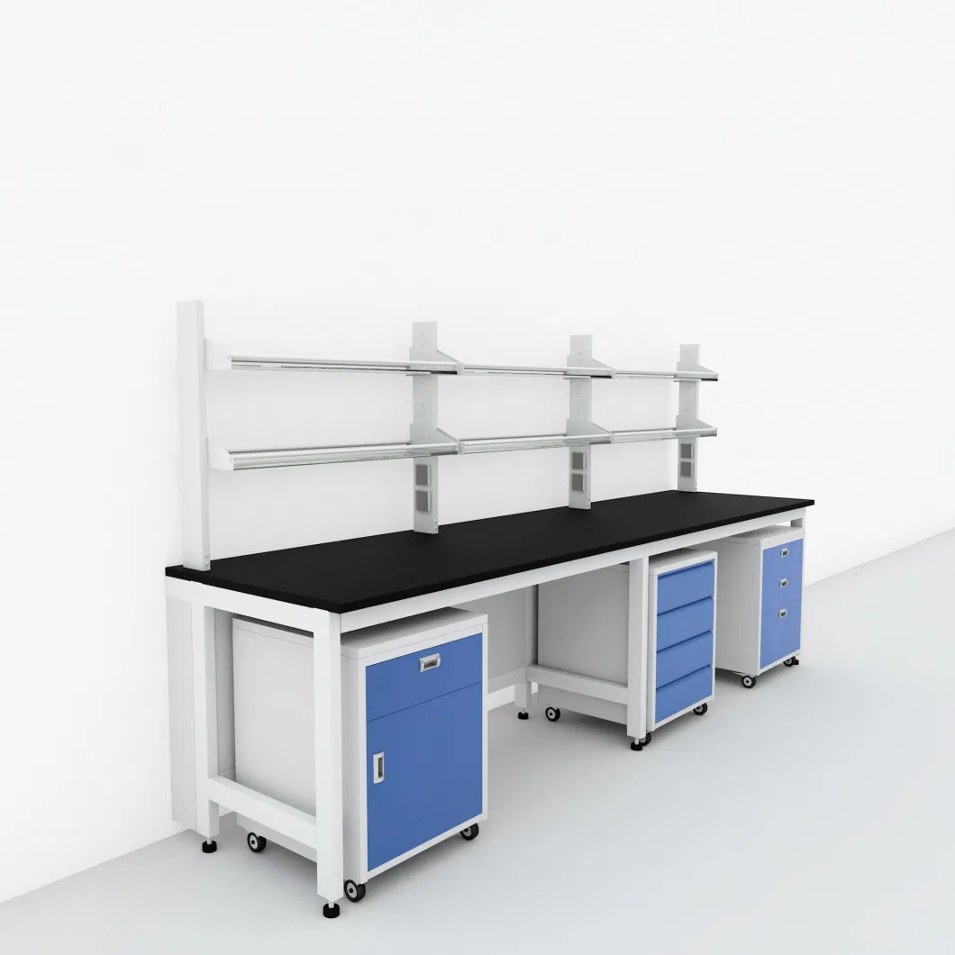 Hospital Lab Furniture Steel Mobile Cabinet with Sink Unit