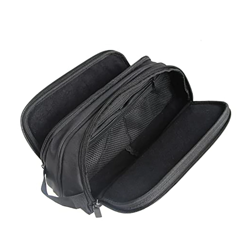 Black Lightweight Durable Custom Soft Portable Barber Storage Case Bag with Two Compartments