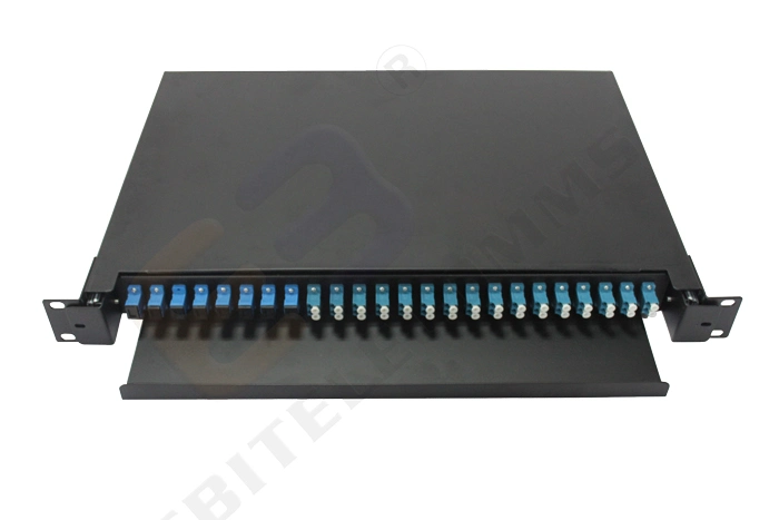 2X12 Colored Pigtails Distribution Frame ODF Fiber Optic Patch Panel