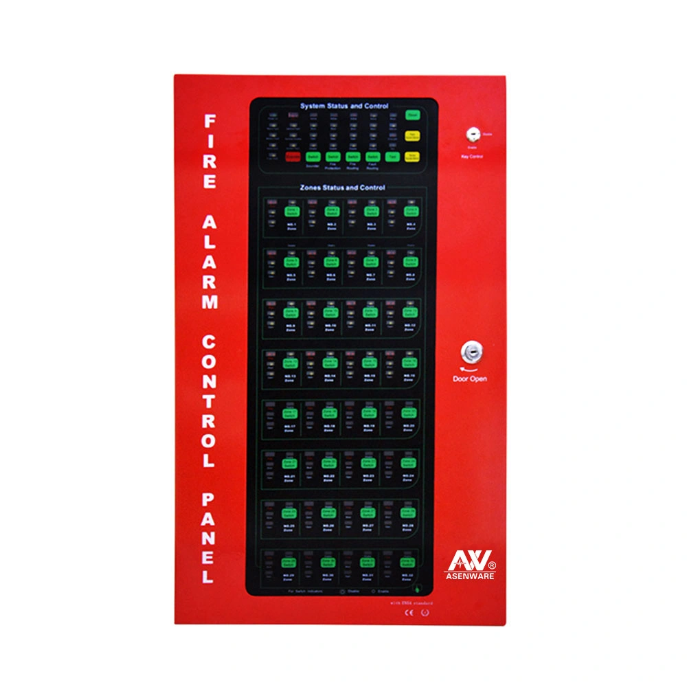 Asenware Fire Alarm Manufacturers Conventional Fire Alarm System Control Panel