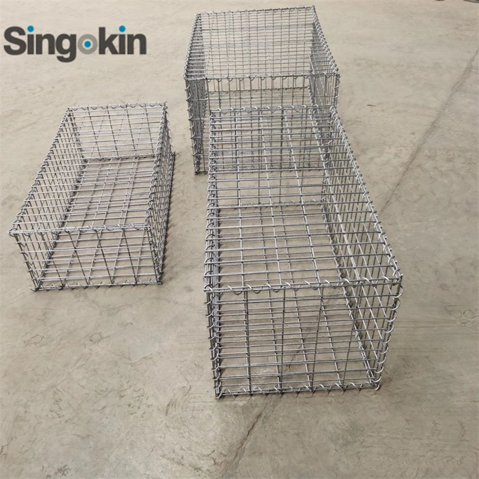 5mm Wire Diameter 120 Mmx150 mm Electric Galvanized Welded Gabion Box