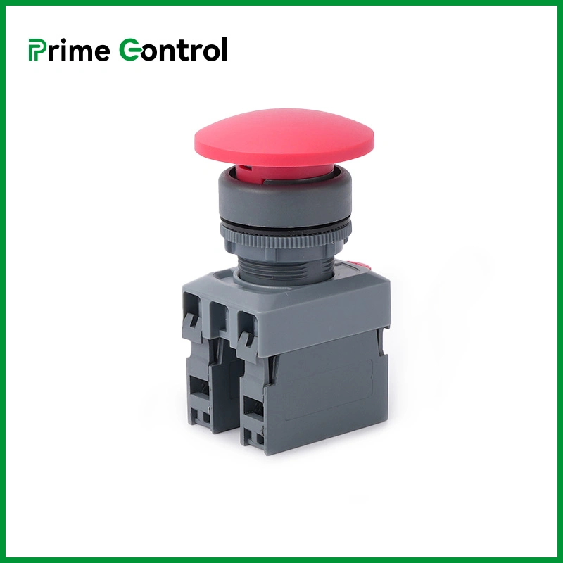 Red Green Colors No Nc Electric Control Panel Mount Mushroom Push Button Switch
