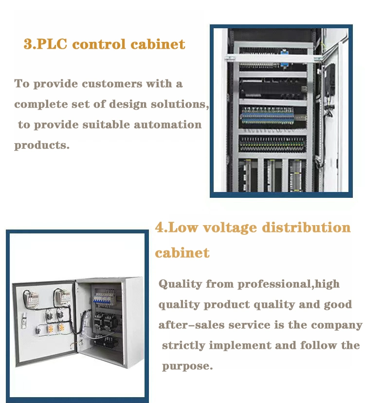 Remote or on-Site Control and Monitoring PLC Electrical Control Cabinet Box