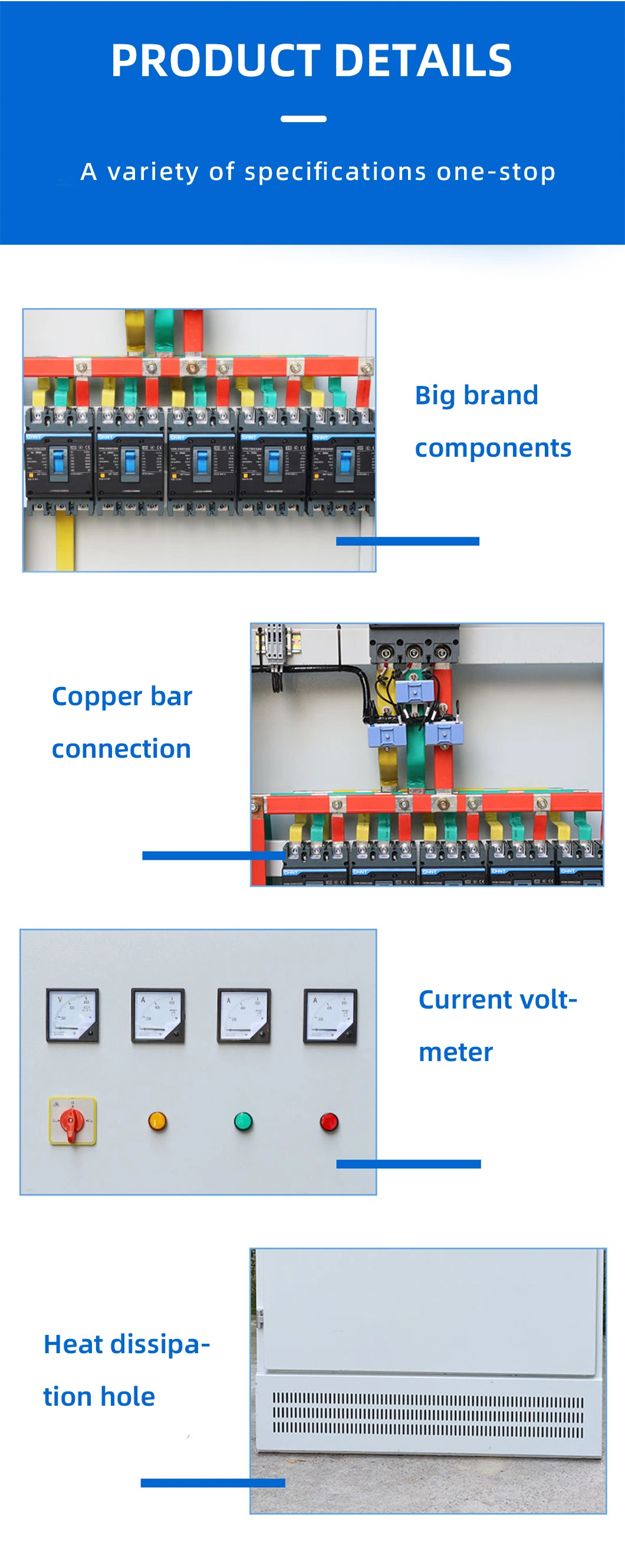 Outdoor Enclosure High Quality Steel Waterproof Metal Box Electrical Power Supply Cabinet