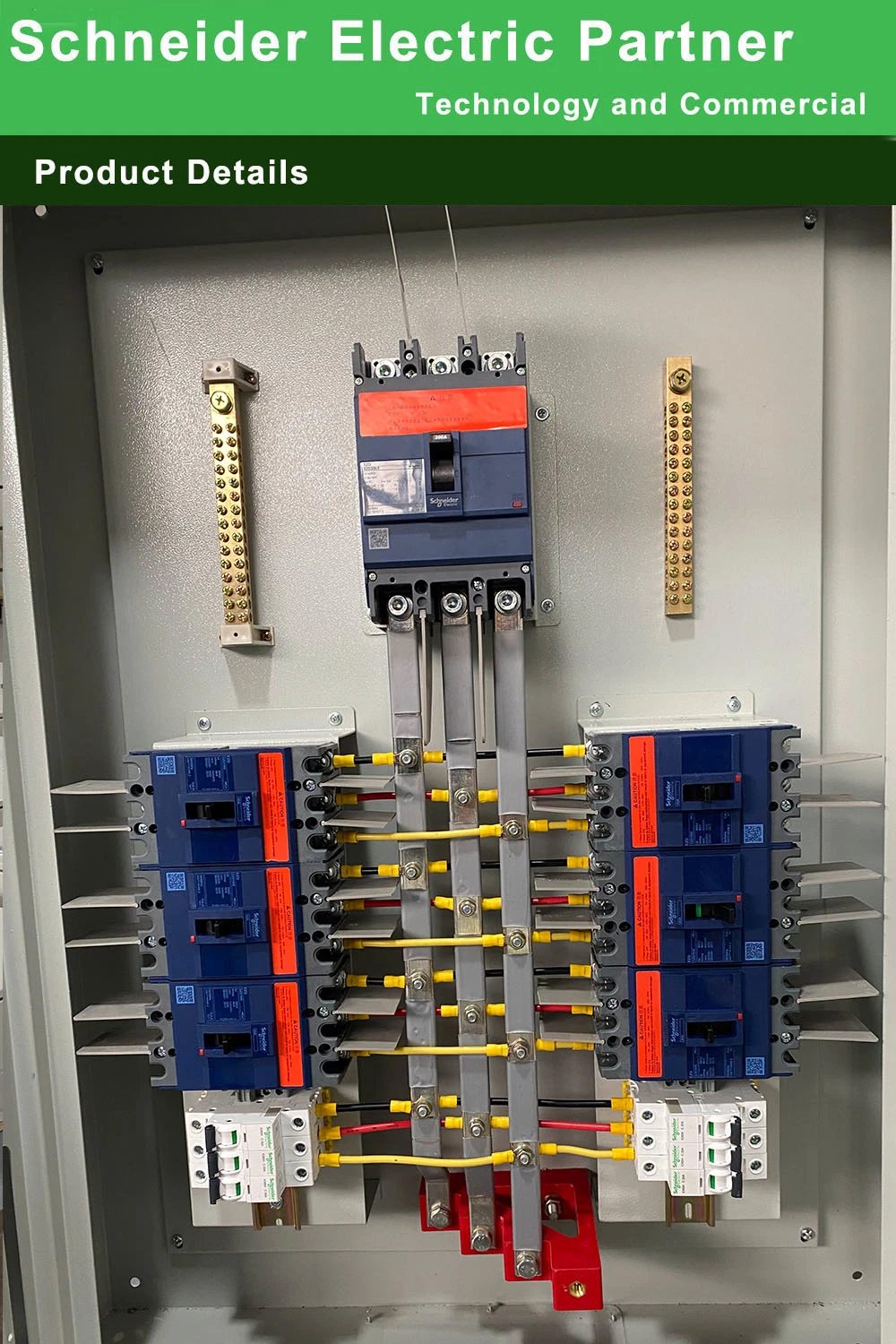 Schneider Switch Panel Prisma E Control Panel 440VAC/400VAC/50Hz/60Hz
