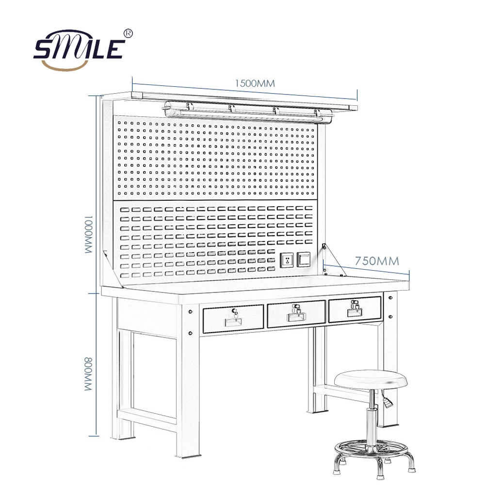 Garage Repair Worktable Custom Metal Tool Workbench